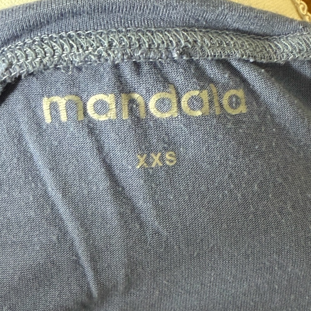 Mandala Under Scrub Long Sleeve in Periwinkle - Picture 3 of 3